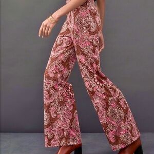 Maeve Maria Jacquard Flare Pants